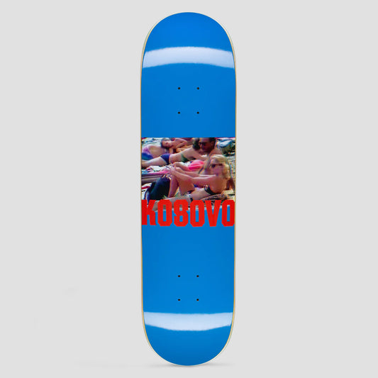 Hockey 8.5 Kosovo Skateboard Deck Blue