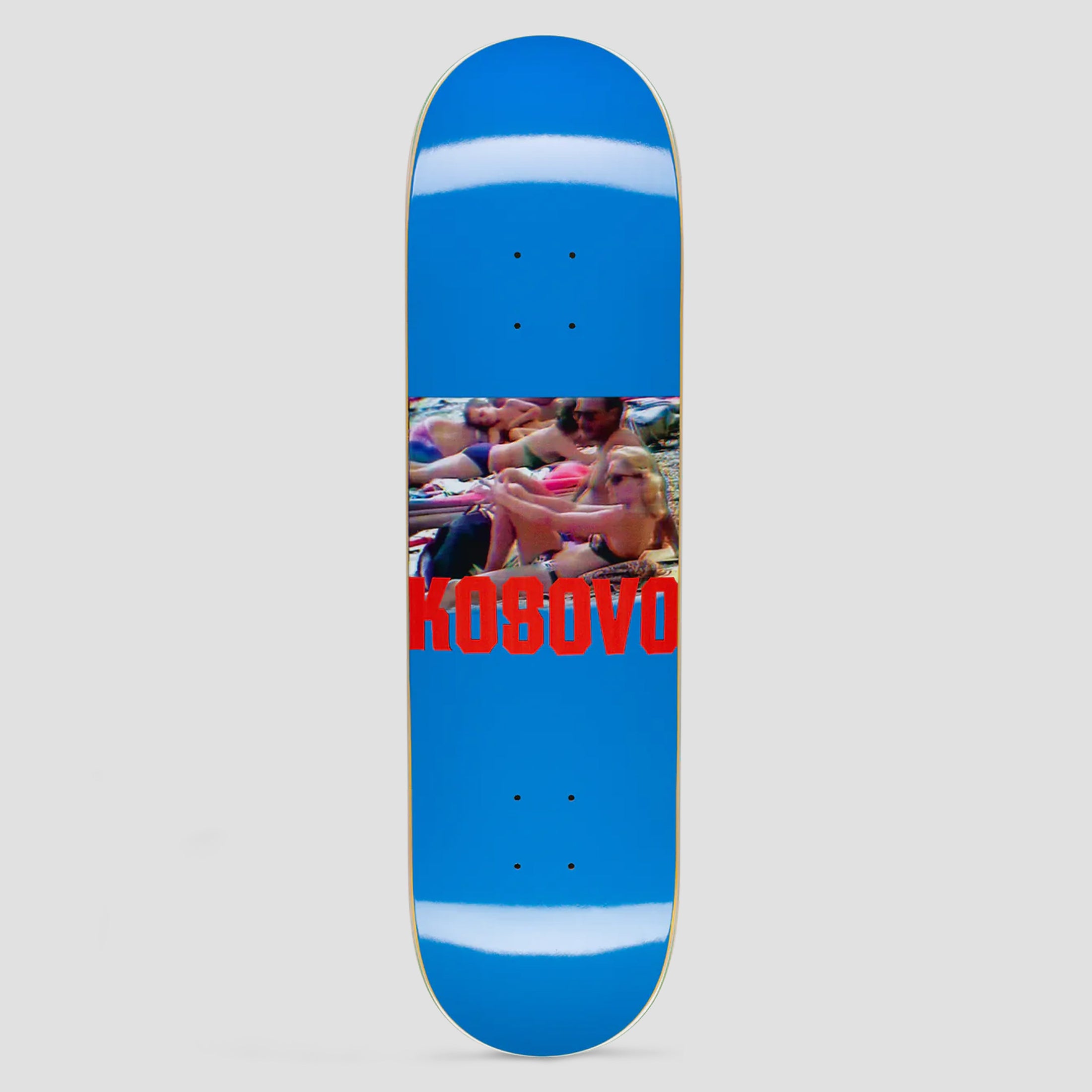 Hockey 9.0 Kosovo Skateboard Deck Blue