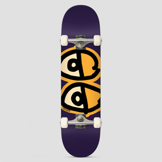 Krooked 8.25 Glow Eyes Complete Skateboard