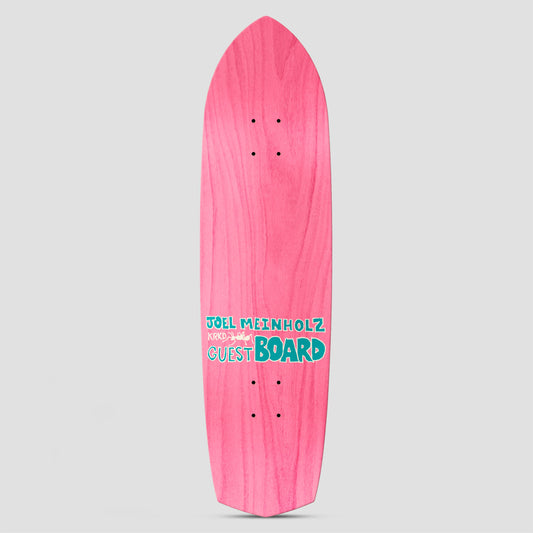 Krooked 8.62 Joel Meinholz Guest Pro Zig Zagger Skateboard Deck Light Blue