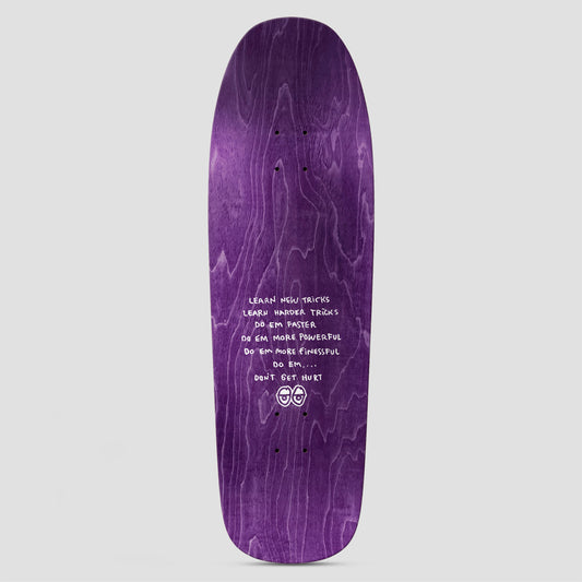 Krooked 9.81 Sandoval Peace Sign Skateboard Deck Blue