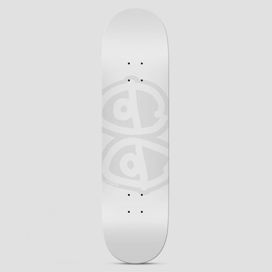 Krooked 8.06 Eyes Skateboard Deck White