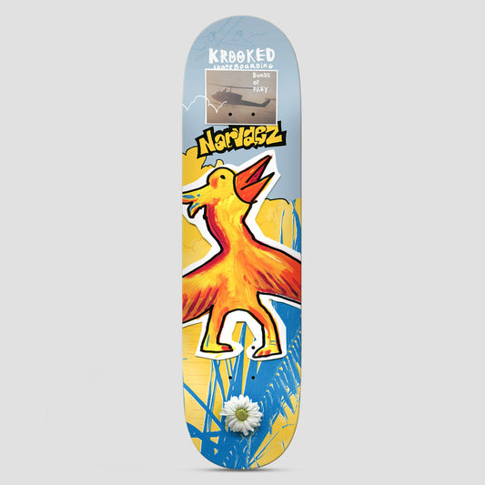Krooked 8.38 Narvaez Burds Skateboard Deck Multi