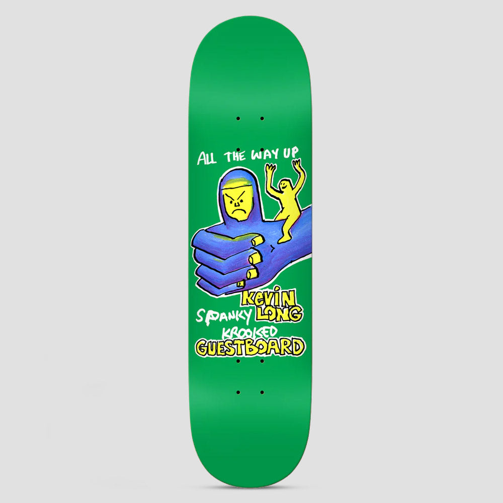 Krooked 8.25 Spanky Guest Pro True Fit Skateboard Deck Green