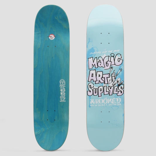 Krooked 8.06 Magic Art Supplies Skateboard Deck