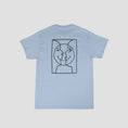 Load image into Gallery viewer, Krooked Moonsmile Raw T-Shirt Slate / Navy
