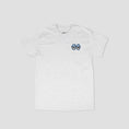 Load image into Gallery viewer, Krooked Strait Eyes T-Shirt Ash / Light Blue
