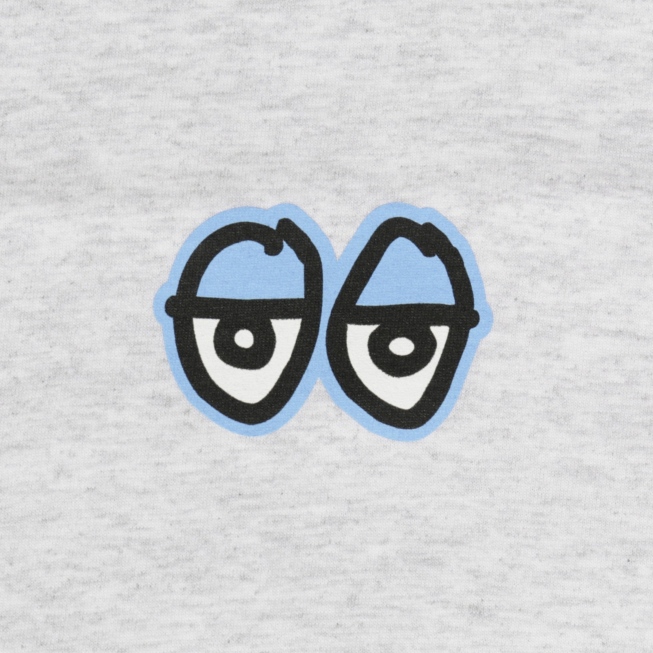 Krooked Strait Eyes T-Shirt Ash / Light Blue