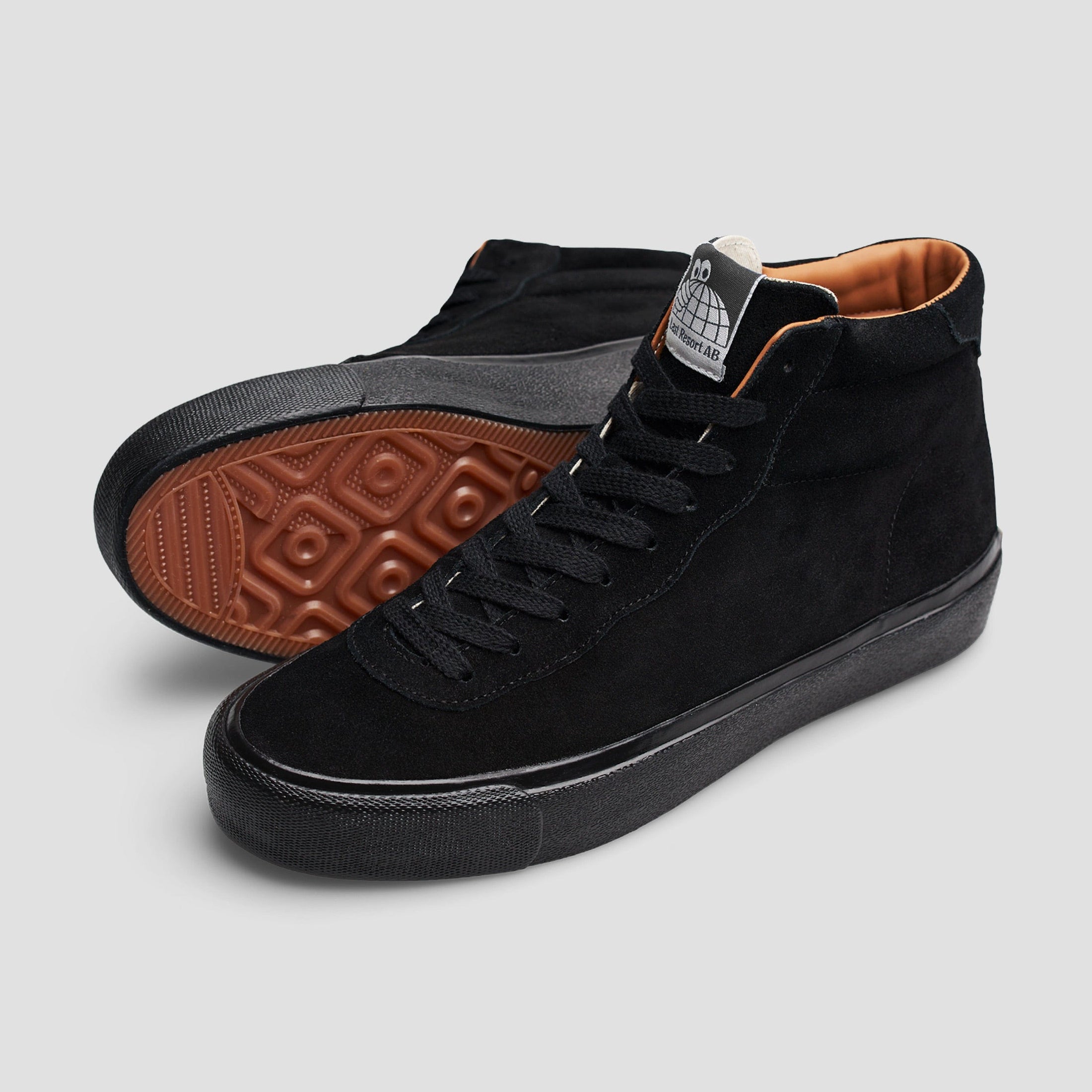 Last Resort AB VM001 Suede HI Skate Shoes Black / Black / Black
