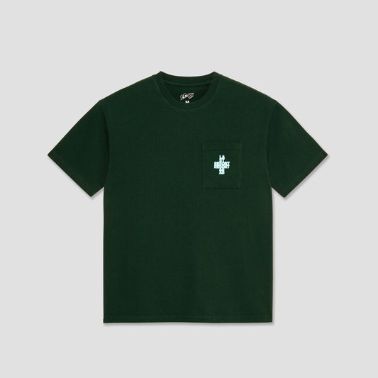 Last Resort AB Cross Pocket T-Shirt Washed Green