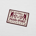 Load image into Gallery viewer, Passport X Evisen Logo Lock Up T-Shirt White
