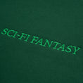 Load image into Gallery viewer, Sci-Fi Fantasy Logo Hood Dark Green
