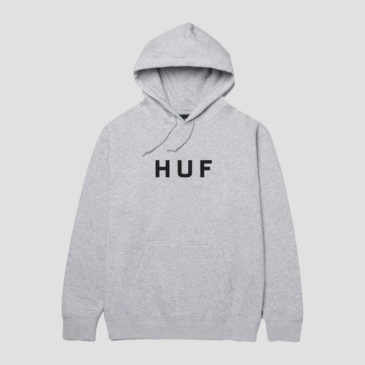 HUF Essentials OG Logo Hood Grey Heather