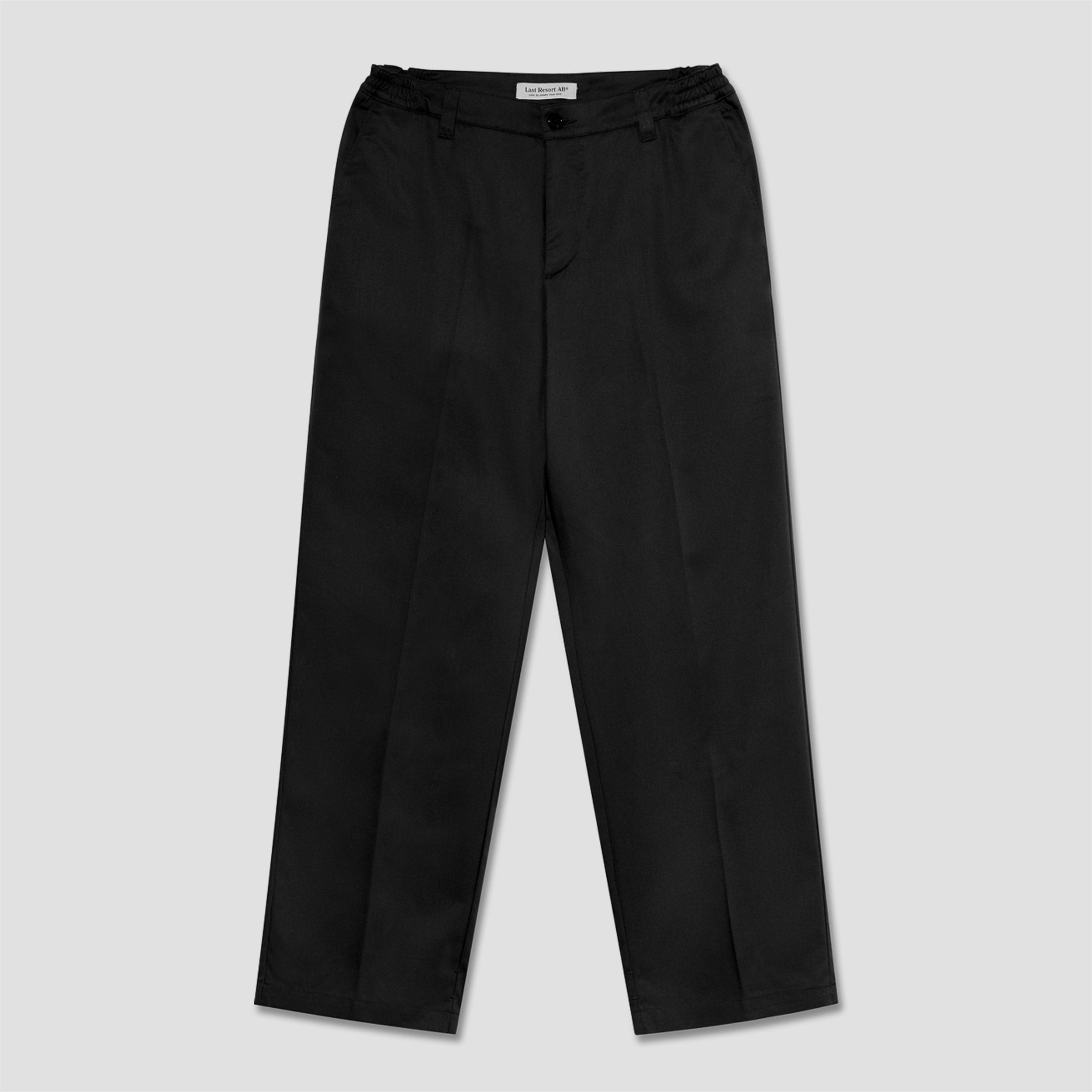 パンツ LAST RESORT AB Black straight-leg pants PM001 (Black) – Last Resort AB
