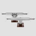 Load image into Gallery viewer, Lurpiv 3 Hollow 145 Skateboard Trucks Polished / Brown

