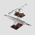 Load image into Gallery viewer, Lurpiv 3 Hollow 145 Skateboard Trucks Polished / Brown
