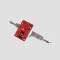 Load image into Gallery viewer, Lurpiv 3 Hollow 145 Skateboard Trucks Polished / Red
