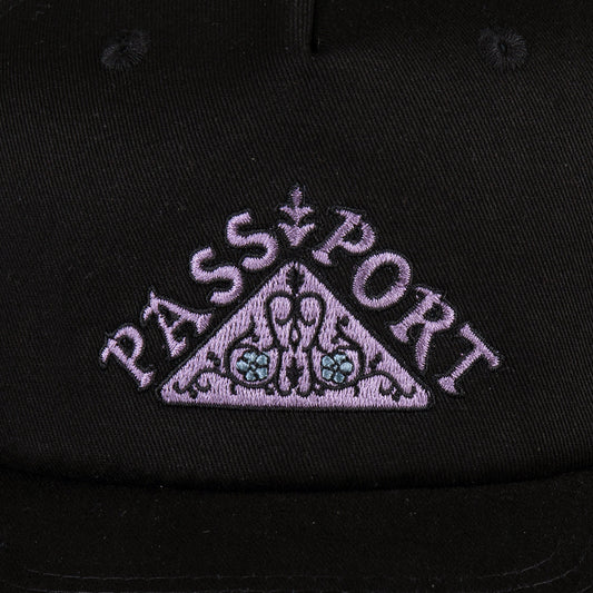 PassPort Manuscript Workers Cap Black