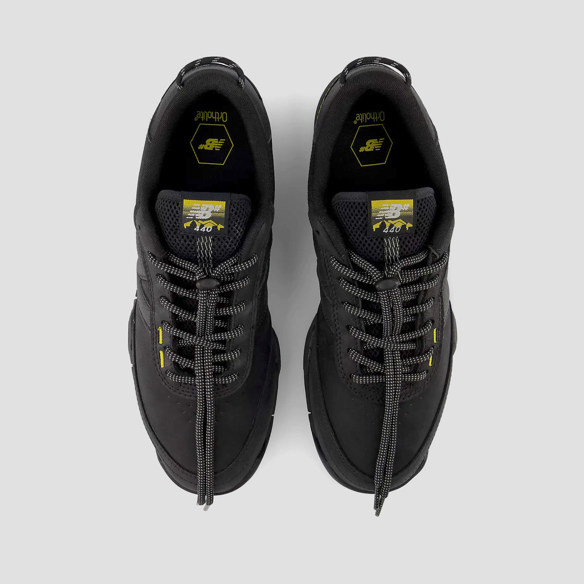 New Balance 440 Wv2 Skate Shoes Black / Yellow