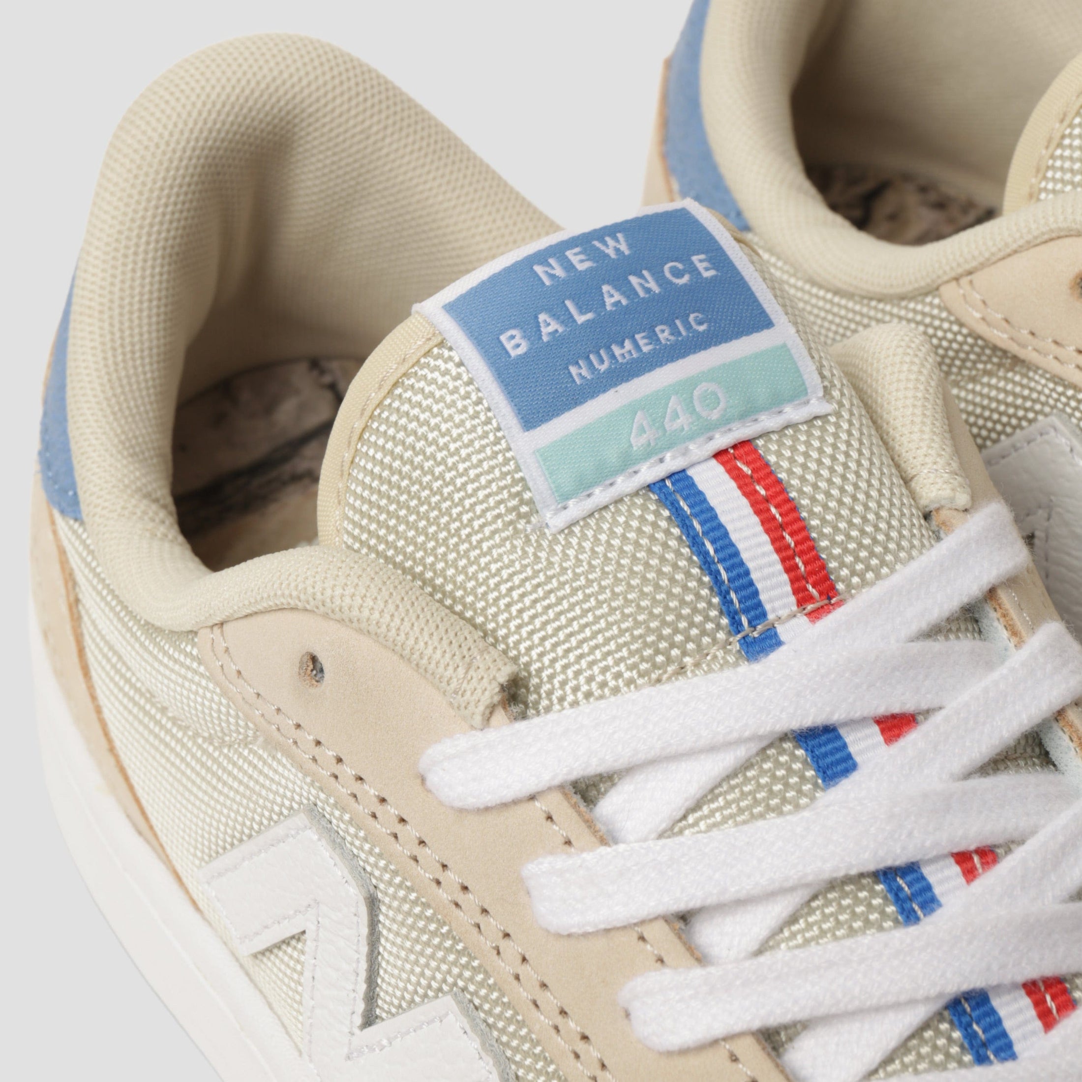 New Balance x Welcome 440 Skate Shoes Tan / White