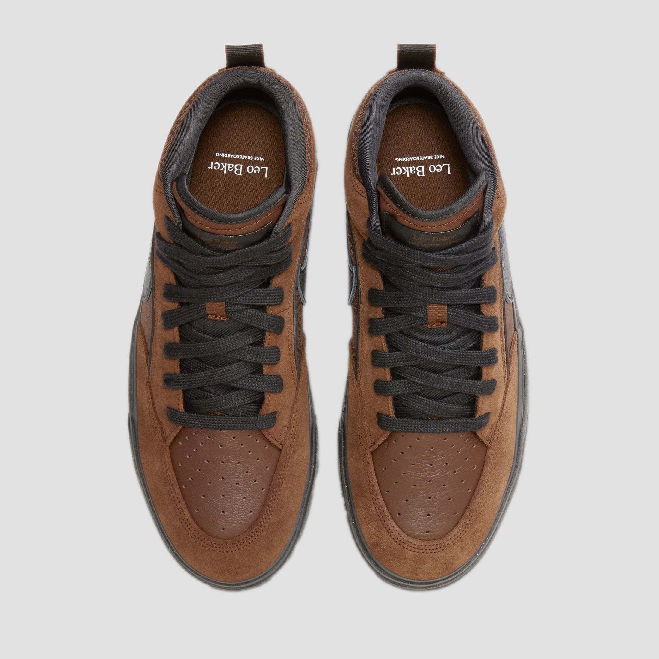 Nike SB React Leo Skate Shoes Brown / Brown / Brown / Earth / Black