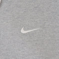 Load image into Gallery viewer, Nike Solo Swoosh Fleece Hood Dark Grey Heather / White
