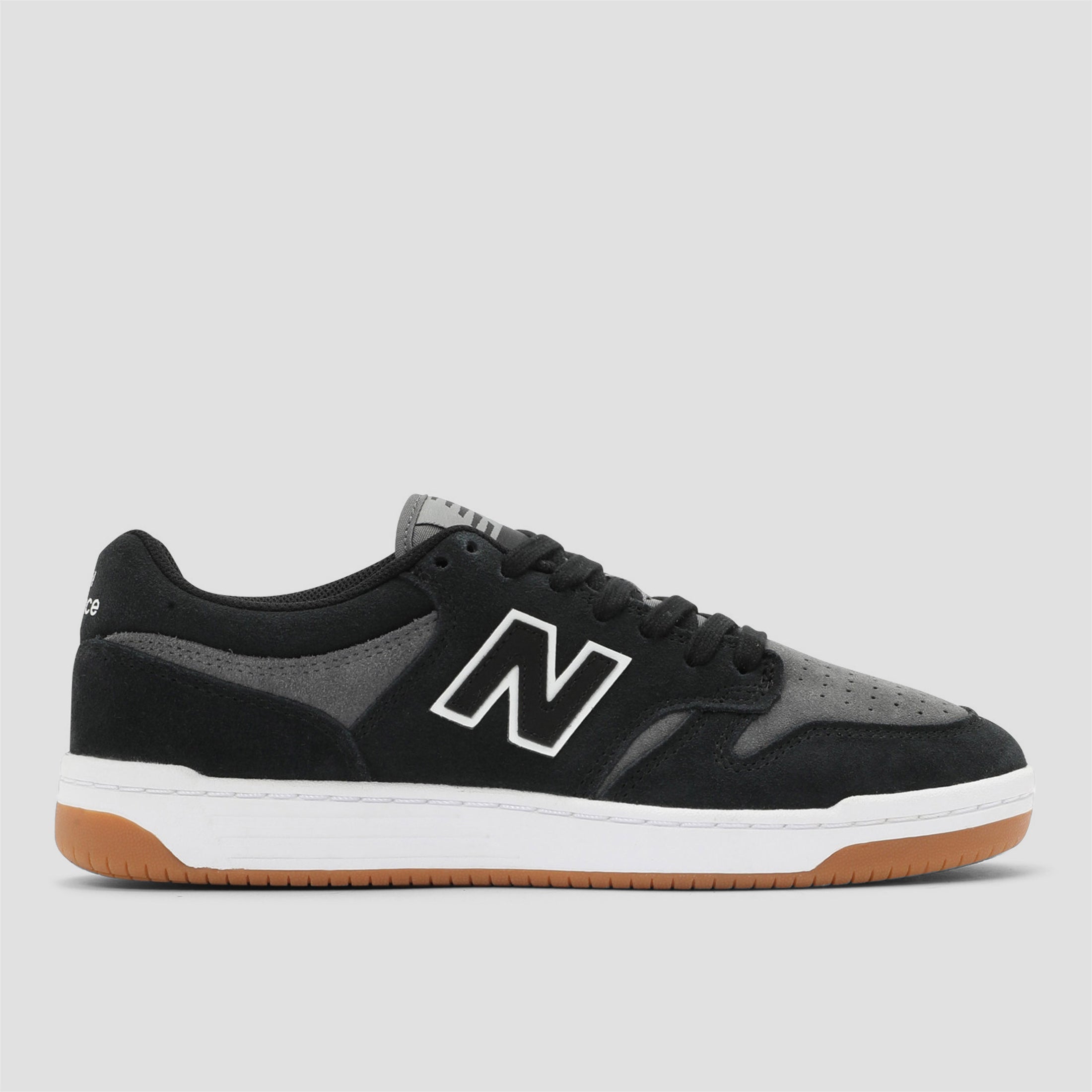 New Balance 480 Skate Shoes Black / White / Gum