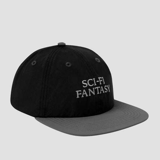 Sci-Fi Fantasy Nylon Logo Cap Black