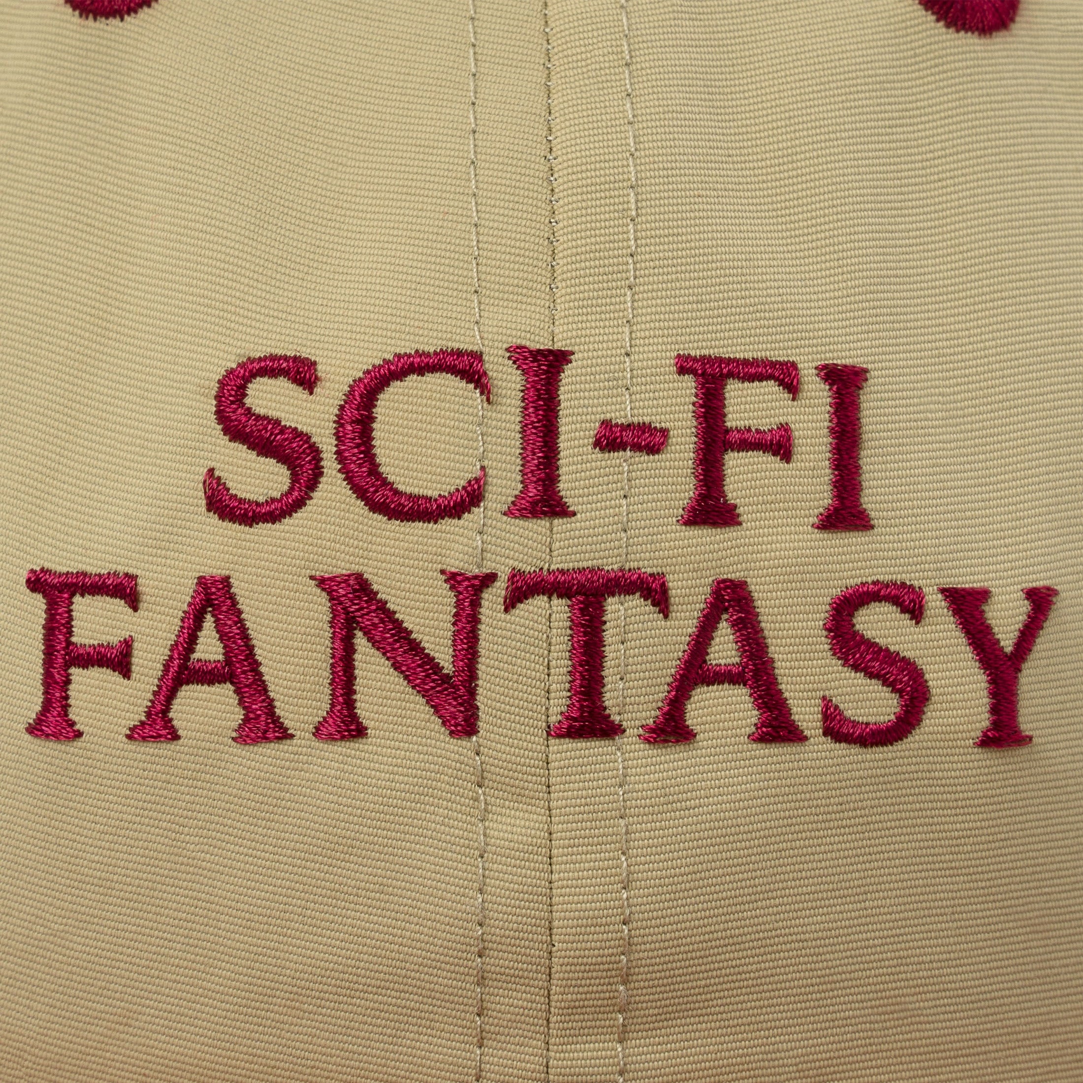 Sci-Fi Fantasy Nylon Logo Cap Natural