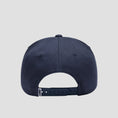 Load image into Gallery viewer, Obey Pictures 5 Panel Snapback Cap Navy
