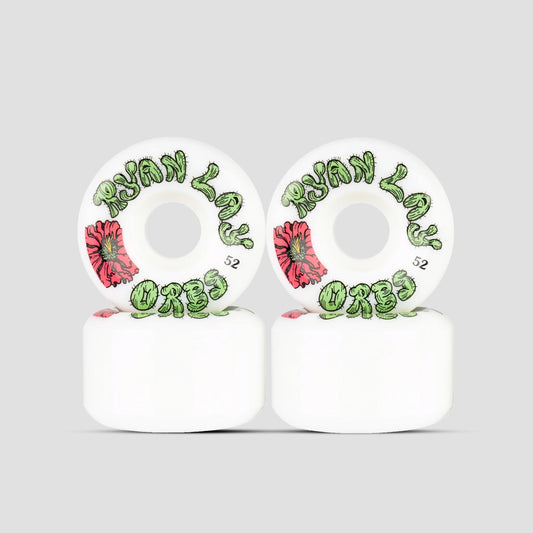 Orbs 52mm 99A Ryan Lay Specters Conical Skateboard Wheels White