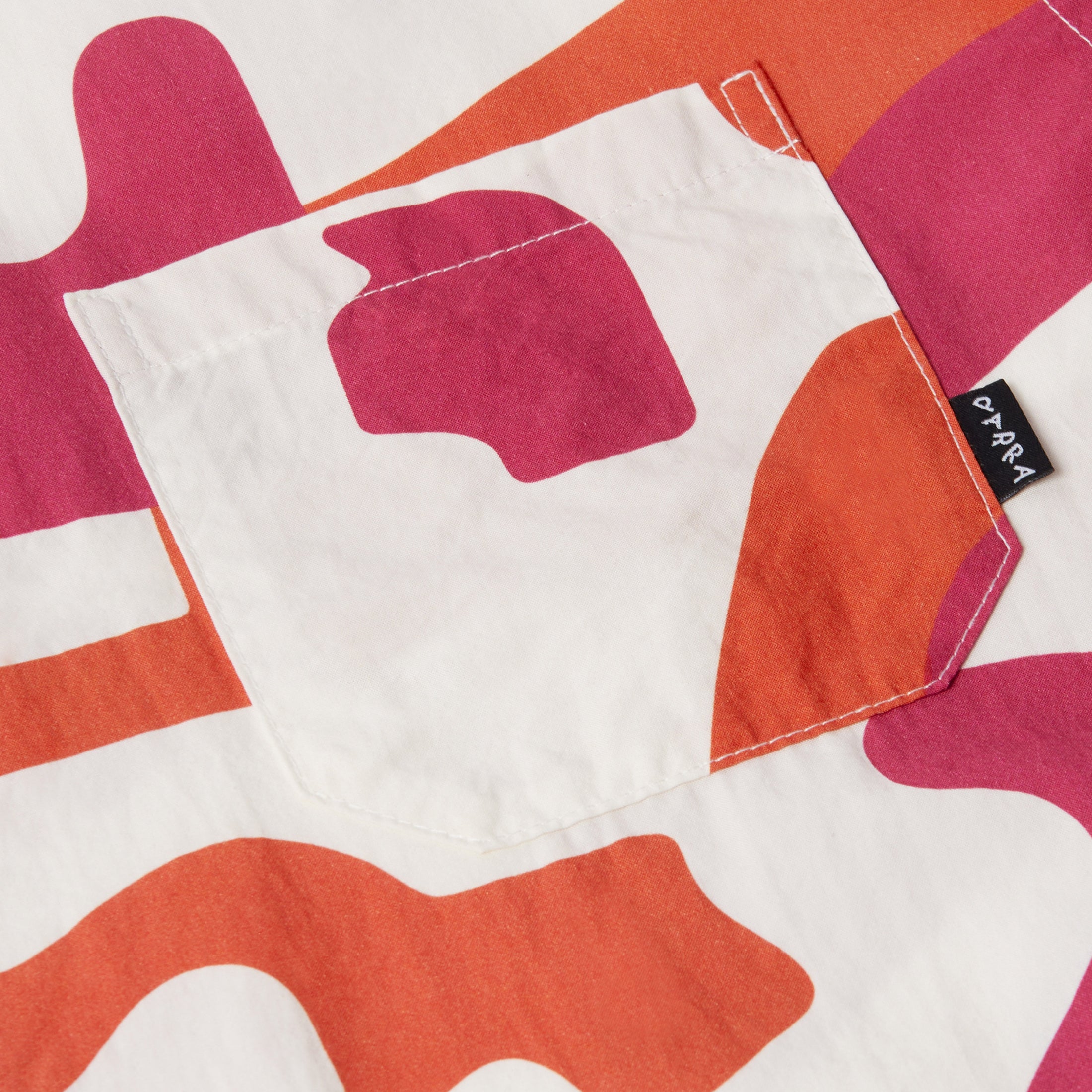 By Parra Abstract Mountain Shortsleeve Shirt Red