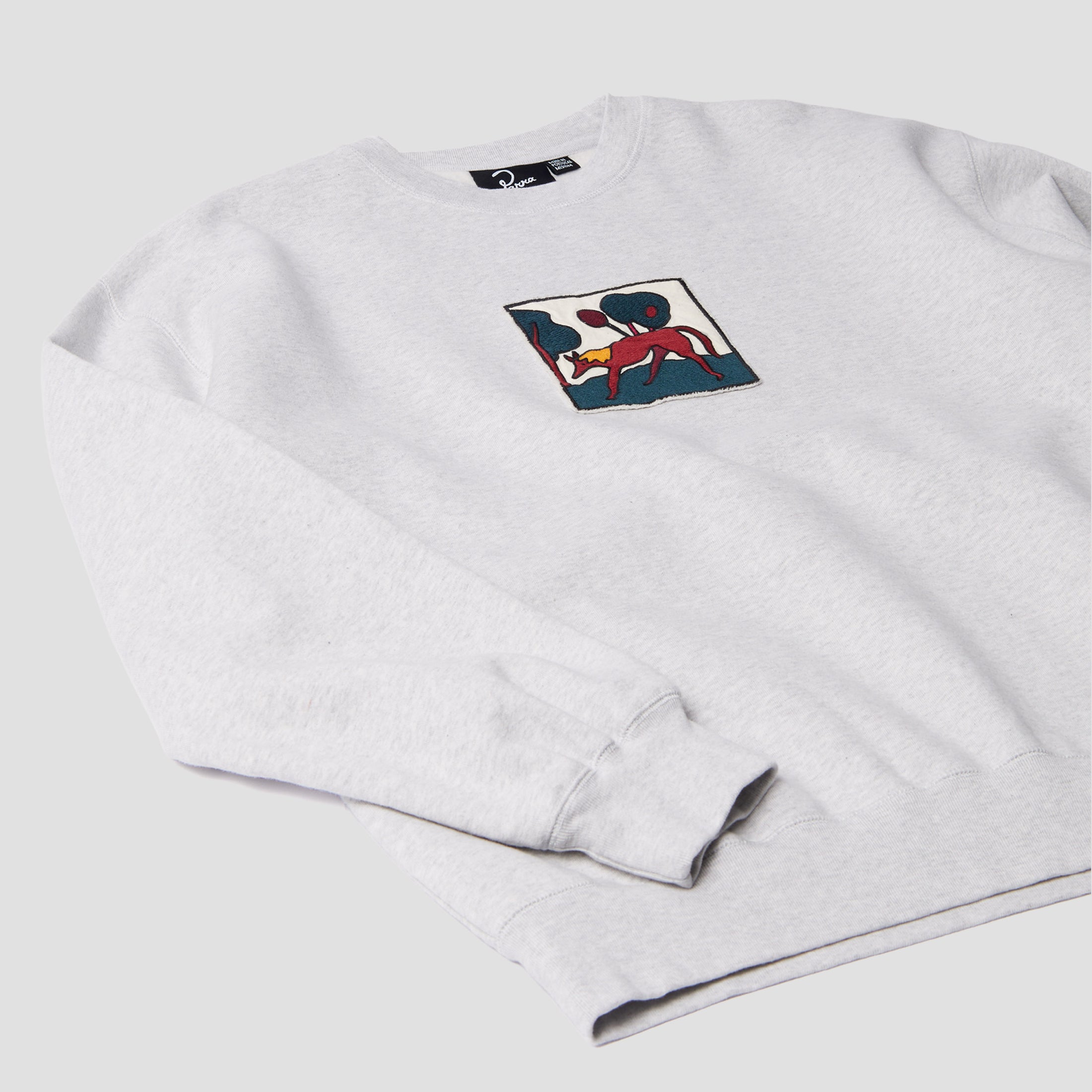By Parra Long Lost Leg Crew Heather Grey