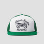 By Parra Moto Service 5 Panel Hat Green