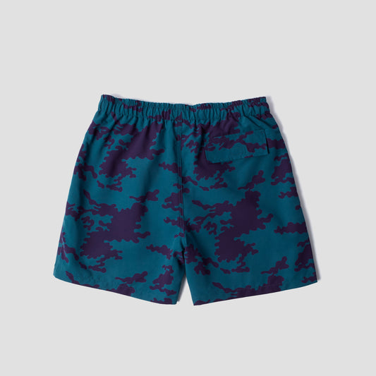 By Parra Purple Camo Man Swim Shorts Blue