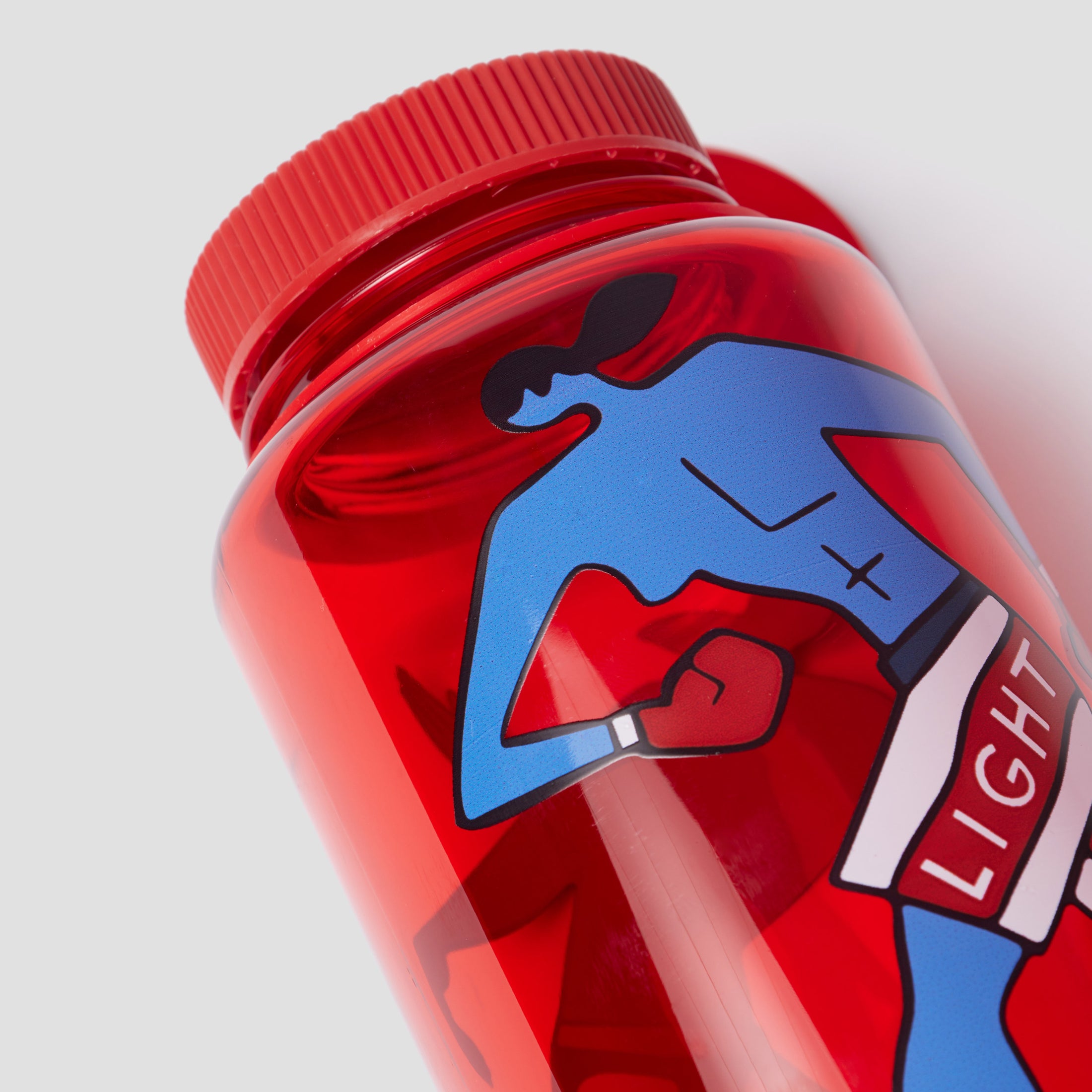 By Parra Water Slapped Nalgene Bottle Red