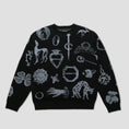 Load image into Gallery viewer, Passport Trinkets Knit Sweater Black
