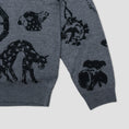 Load image into Gallery viewer, Passport Trinkets Knit Sweater Grey
