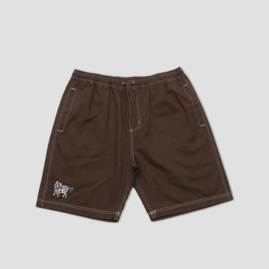 PassPort Crying Crow Casual Shorts Chocolate