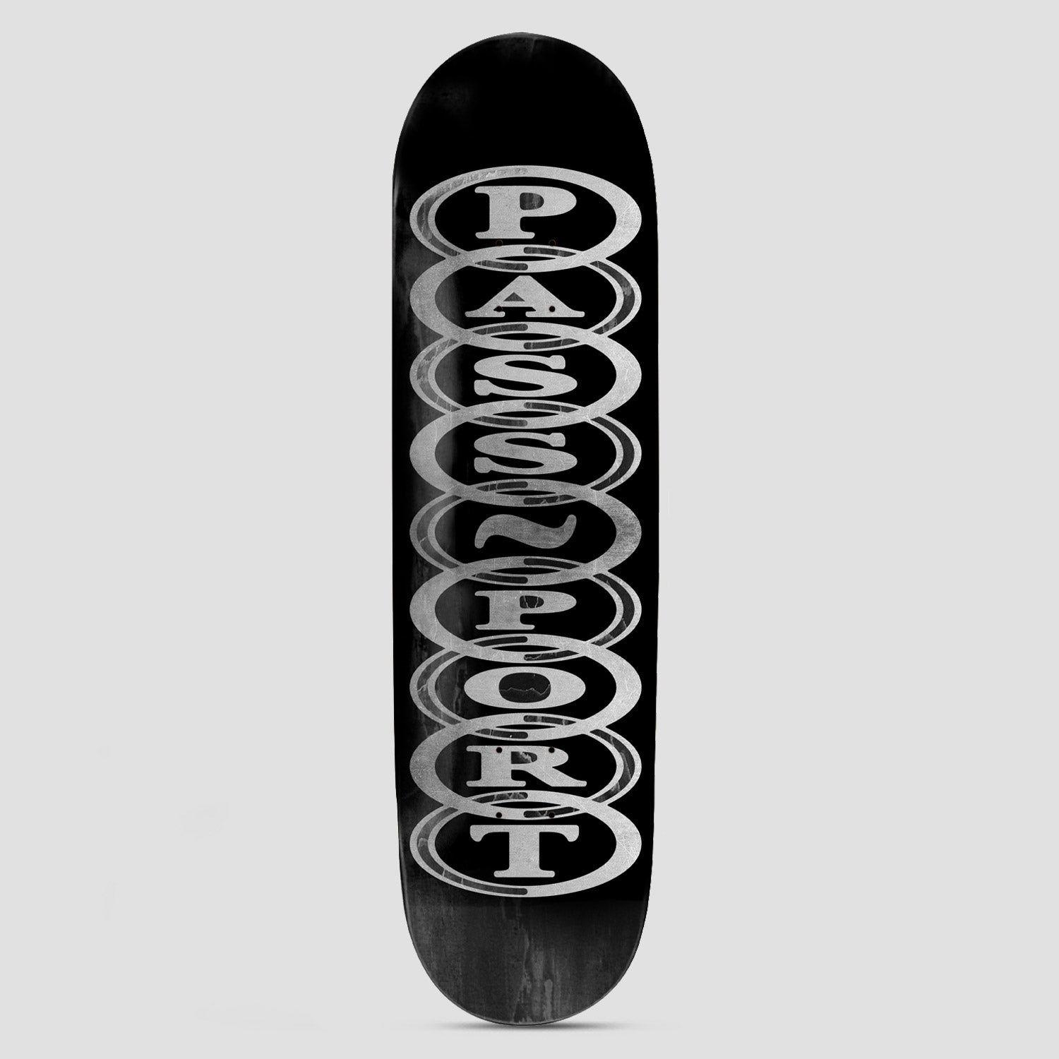 Passport 8.5 Hoops Skateboard Deck Black