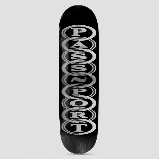 Passport 8.5 Hoops Skateboard Deck Black