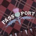 Load image into Gallery viewer, Passport Thistle Scarf Red Tartan
