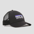 Load image into Gallery viewer, Patagonia P-6 Logo LoPro Trucker Cap Black
