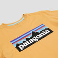 Load image into Gallery viewer, Patagonia Kids Regenerative Organic Certified Cotton P-6 Logo T-Shirt Dried Mango
