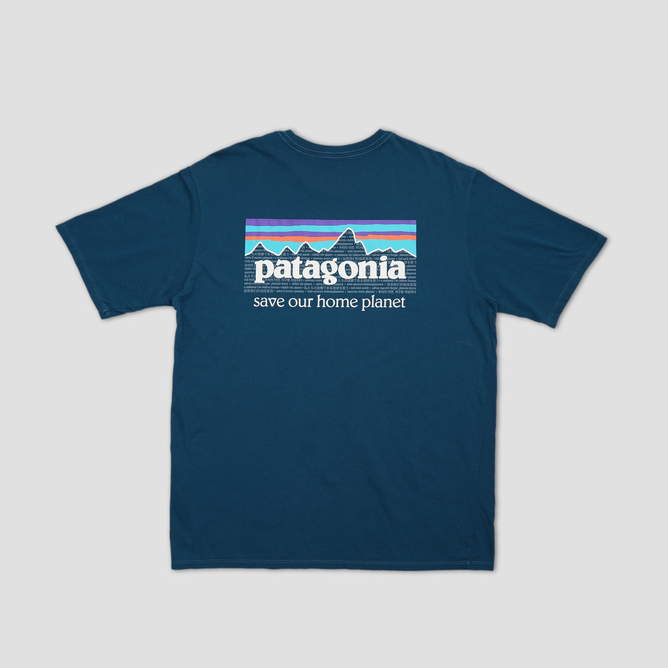 Patagonia P-6 Mission Organic T-Shirt Lagom Blue