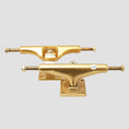 Load image into Gallery viewer, Picture 5.25 Metal Hollow Custom Gold Skateboard Trucks (Pair)
