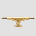 Load image into Gallery viewer, Picture 5.25 Metal Hollow Custom Gold Skateboard Trucks (Pair)
