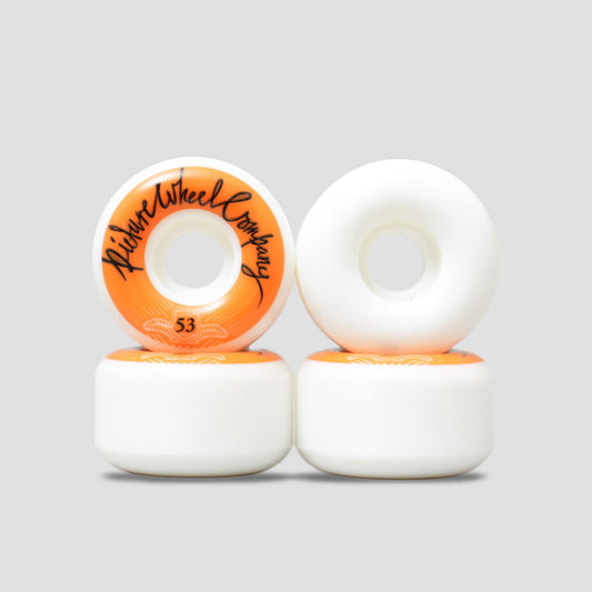Picture 53mm POP Skateboard Reverse Wheels Orange