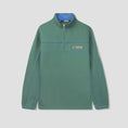 Load image into Gallery viewer, Butter Goods Pipe 1/4 Zip Pullover Sage
