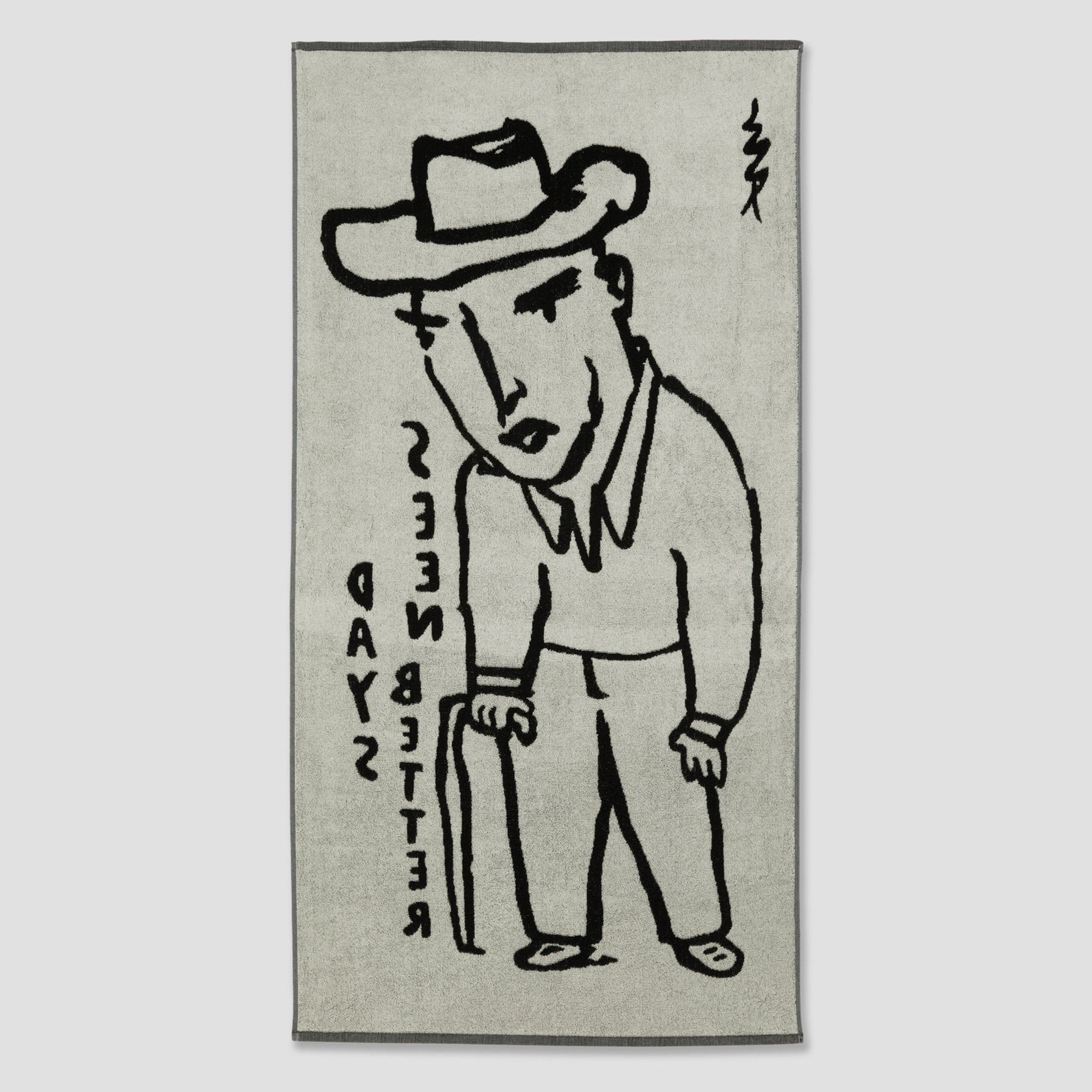 Polar Seen Better Days Towel Black